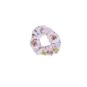 Scrunchie Spring - ύφασμα, λαστιχάκια μαλλιών