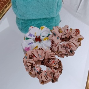 Scrunchie Butterfly - ύφασμα, λαστιχάκια μαλλιών - 2