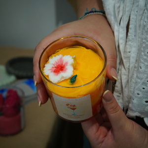 Peach Sunset Coctail 220gr. - αρωματικά κεριά - 3