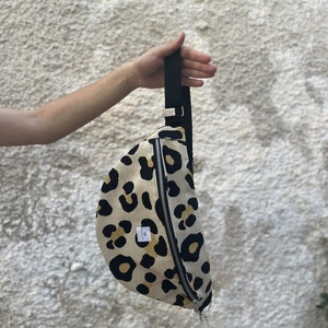 Leopard banana crossbody bag - ύφασμα, χιαστί, φλοράλ, all day - 3