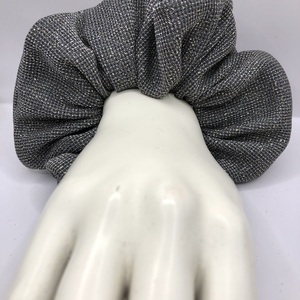 Υφασμάτινο λαστιχάκι scrunchie glitterous - ύφασμα, κορίτσι, για τα μαλλιά, λαστιχάκια μαλλιών - 4