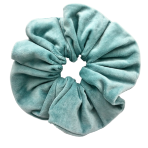 Σετ υφασμάτινα λαστιχάκια για τα μαλλιά scrunchies ''summer flowers'' μεσαίου μεγέθους (medium) 2 τμχ - ύφασμα, κορίτσι, για τα μαλλιά, λαστιχάκια μαλλιών - 3