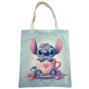 Τσάντα tote Stitch 2 - ύφασμα, ώμου, tote, πάνινες τσάντες