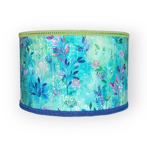 Φωτιστικό οροφης blue small flowers Διαστάσεις 35*25 Ε27 - οροφής - 4
