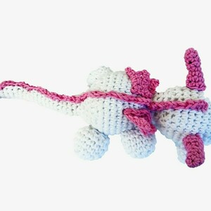 Δράκος της αγάπης - χειροποίητα, amigurumi, φυλακτό - 2