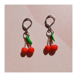 Small cherries - πηλός, μικρά, ατσάλι, γάντζος, φθηνά