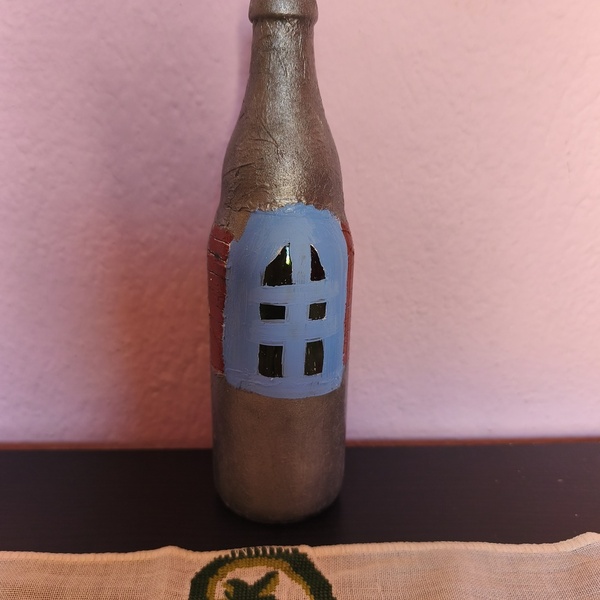 ΣΠΙΤΑΚΙ ΣΤΟ ΜΠΟΥΚΑΛΙ - γυαλί, σπίτι, διακοσμητικά μπουκάλια - 2