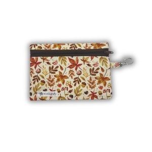 Maple mini wallet - ύφασμα, πορτοφολάκι, φθινόπωρο, πορτοφόλια κερμάτων