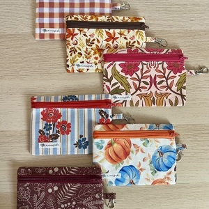 Maple mini wallet - ύφασμα, πορτοφολάκι, φθινόπωρο, πορτοφόλια κερμάτων - 2