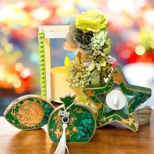 Σετ 4 τεμάχια ρόδι 2026 κηροπήγιο αστέρι και μάτι Σετ 4 τεμάχια ρόδι 2026 κηροπήγιο αστέρι και μάτι - τσιμέντο, νονά, πορσελάνη, ρόδι, διακοσμητικά - 2