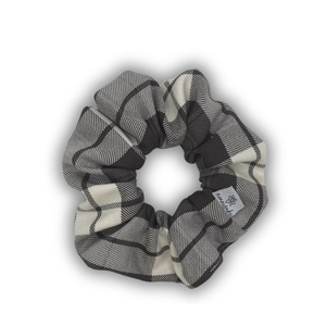 Frost check regular scrunchie - ύφασμα, για τα μαλλιά, λαστιχάκια μαλλιών